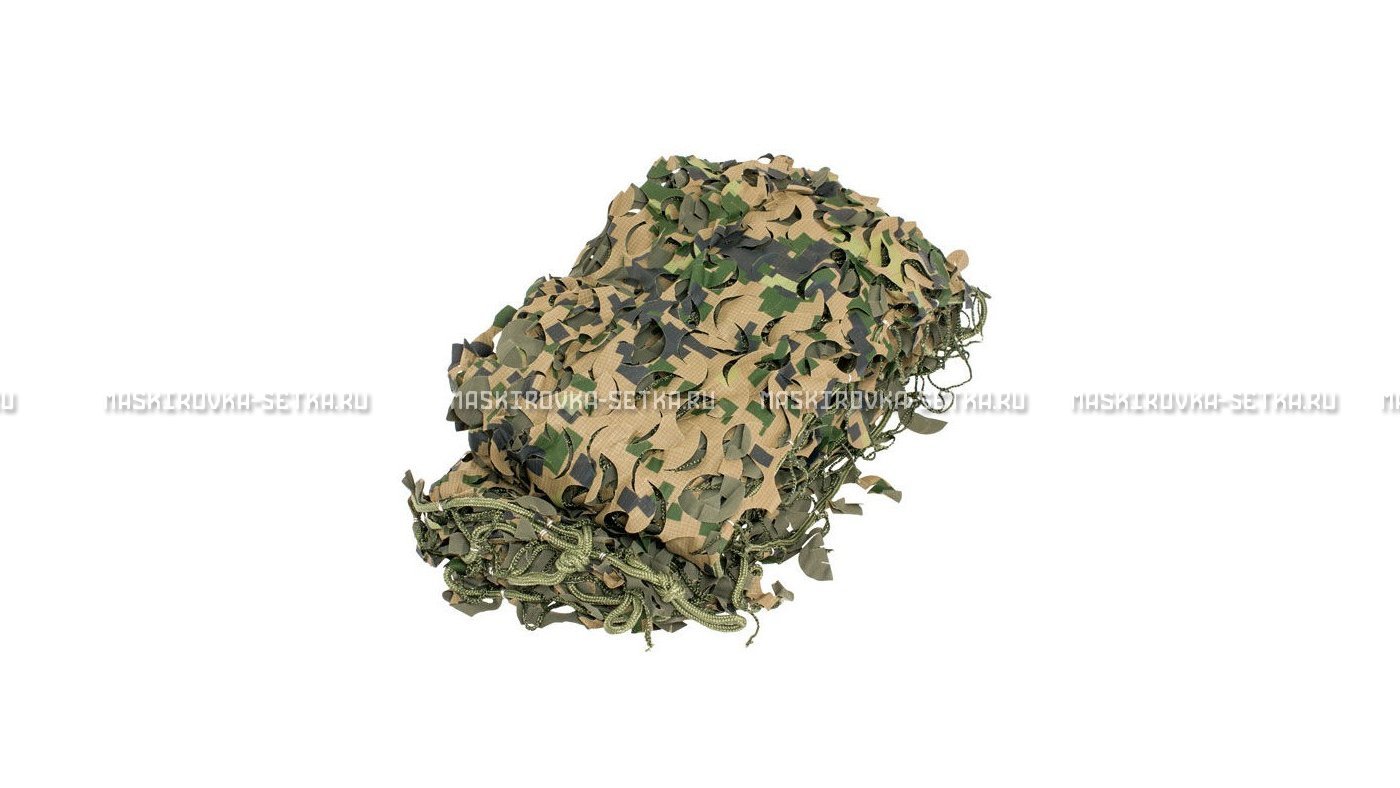 Массеть Camosystems Пейзаж-Профи Лес 3D 1,8х3 м  – купить по цене 3850 руб. в интернет-магазине в городе Омск картинка 6