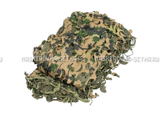 Массеть Camosystems Пейзаж-Профи Лес 3D 1,8х3 м  – купить по цене 3850 руб. в интернет-магазине в городе Омск картинка 1