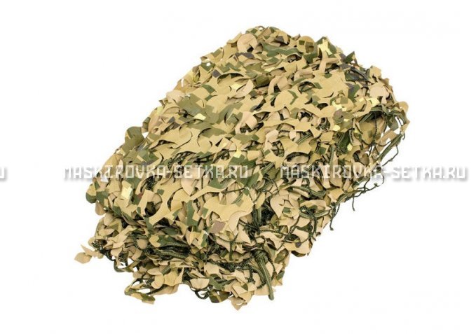 Массеть Camosystems Пейзаж-Профи Милитари 3D 1,8х6 м  – купить по цене 7700 руб. в интернет-магазине в городе Омск картинка 1