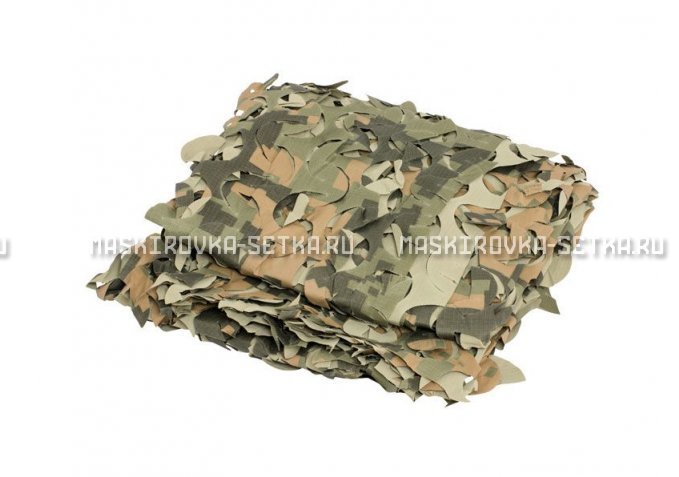 Сетка Camosystems Пейзаж Полынь 3D 2,4х3 м  – купить по цене 3100 руб. в интернет-магазине в городе Омск картинка 1