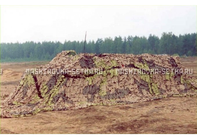 Маскировочная сетка МКТ-4П Поле 3х6 м – купить по цене 8700 руб. в интернет-магазине в городе Омск картинка 1