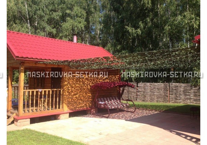 Маскировочная сеть Лес 3х6 м без антипирена – купить по цене 5000 руб. в интернет-магазине в городе Омск картинка 7