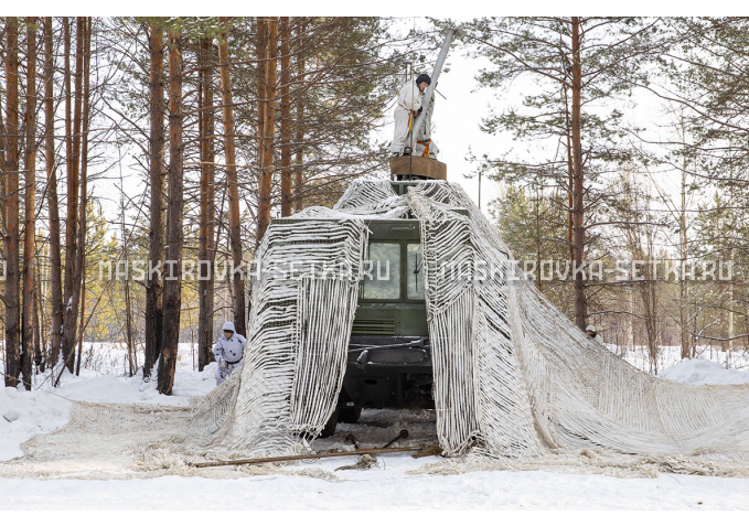 Маскировочный комплект МКТ-2С Снег 9х12 м без АП – купить по цене 29500 руб. в интернет-магазине в городе Омск картинка 3