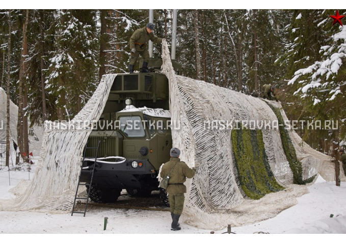 Маскировочный комплект МКТ-2С Снег 9х12 м без АП – купить по цене 29500 руб. в интернет-магазине в городе Омск картинка 8