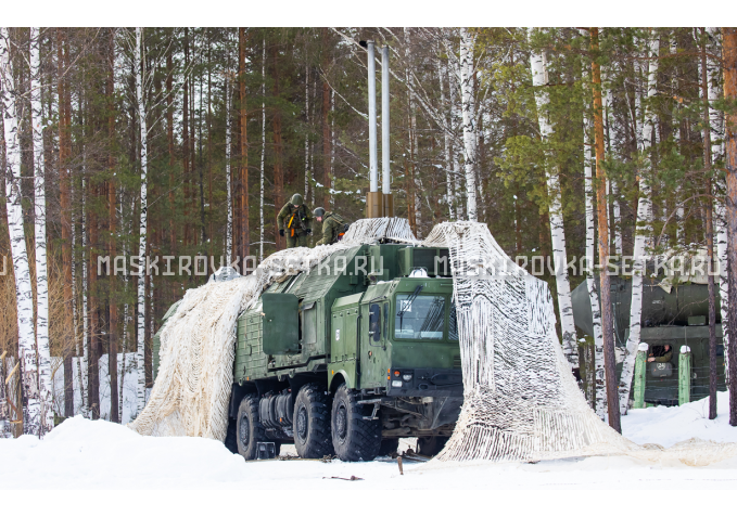 Маскировочный комплект МКТ-2С Снег 9х12 м без АП – купить по цене 29500 руб. в интернет-магазине в городе Омск картинка 1